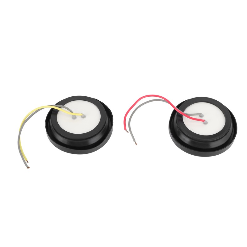 4pcs 2in Round LED Indicator Light Side Marker Lamp Red