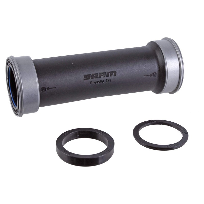SRAM DUB Pressfit MTB Bottom Bracket, Black, 121 mm