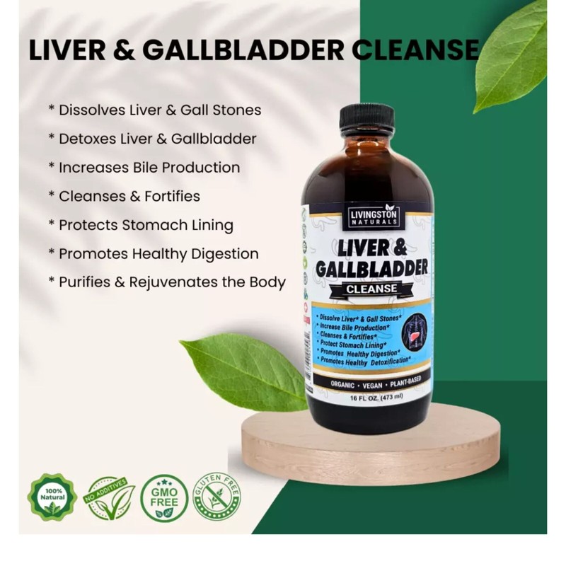 Livingston Natural Herbal Labs LIVER & GALLBLADDER Cleanse By Livingston