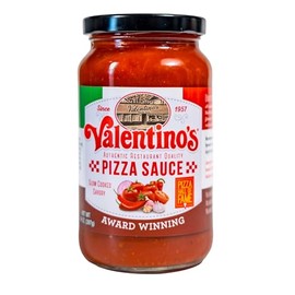 Valentino’s Pizza Sauce – 14 oz - Natural Simple Ingredients - Traditional Sicilian Recipe