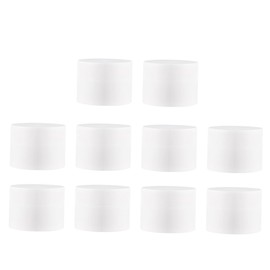 Gatuida 10pcs Matte Empty Sample Jars for Creams Ointments Refillable Travel Packaging Bottles for Cosmetics Moisturizers and Personal Care Products Airtight Design for Travel and Camping