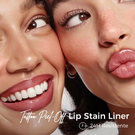 SACE LADY Lip Stain Peel Off, Lip Tint Stain Peel Off Long Lastig Waterproof 24 Hours, No Drying Smudge-Proof Lip Liner Makeup