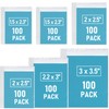 600 PCS Small Plastic Bags, Assorted Sizes, Mini Baggies, Transparent