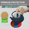 1 x Round Jumbo Size Coaster 12cm Mongolia Flag Travel
