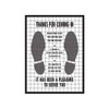 Paper Floor Mats - Thanks for Coming in (250 Pack)