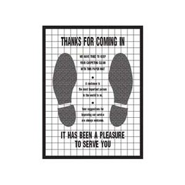Paper Floor Mats - Thanks for Coming in (250 Pack)