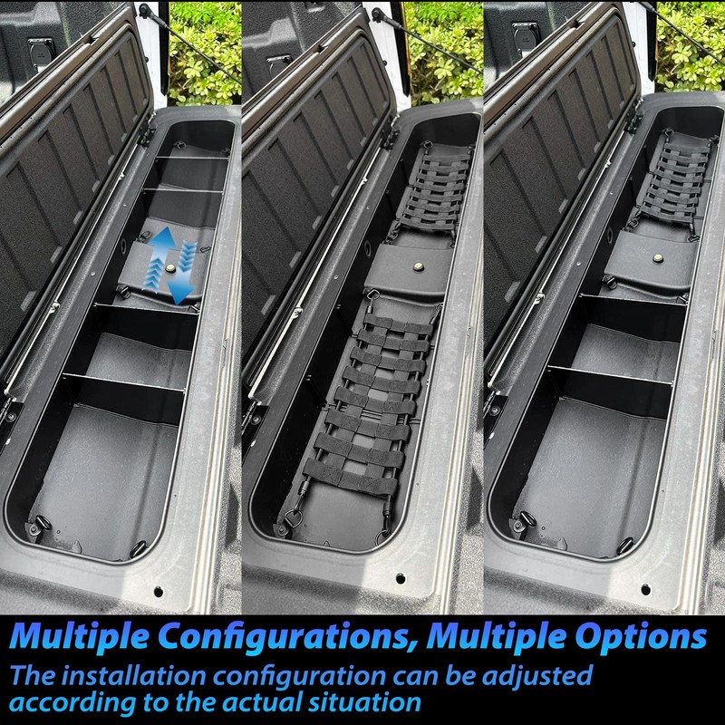 TECHPICCO Tailgate Organizer Compatible with Chevy Colorado/GMC Canyon 2026 2025
