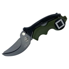 Hapyson YQ-880-G Tsumoto Measuring Multi Scissors, Green, Approx. 7.3 x 2.4 x 0.9 inches (185 x 60 x 22 mm)