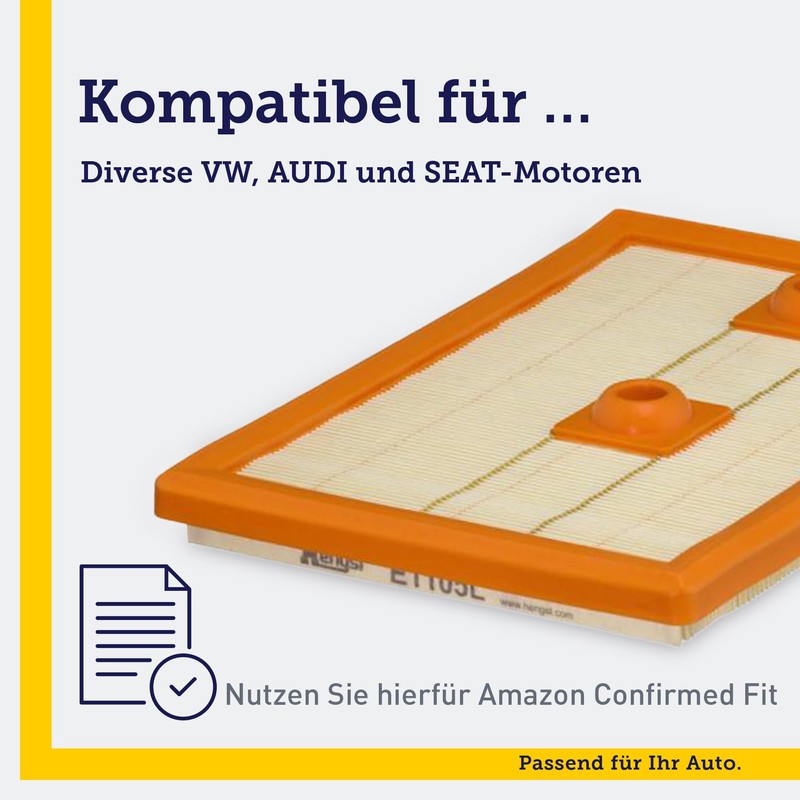 HENGST FILTER E1105L Engine Compartments