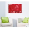 Burst Creative Typography and Quotes Wall Art Canvas Prints 'Liberty'