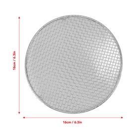 Cooling shelves for baking, stainless steel cooking grate made of thick wire, oven-safe for cooking, roasting, grilling and drying (round 16 cm)