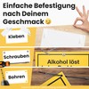 DankeDir! Alcohol Problems Plastic Sign with Saying - Funny Gift