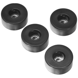 Adam Hall Hardware 4907 M4 AH, Set of 4 Rubber Feet in a Bag: 38 mm x 15 mm, Black