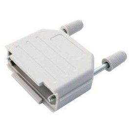 BACKSHELL, Plastic, Vertical, Gry, 9WAY / Components D SUB BACKSHELLS CONNECTORS, 1 Piece Pack - MC-DPPK9-GREY-K