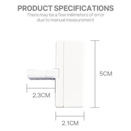 BT Telephone Socket Line 2 Way Splitter,1 to 2 BT 431A Female Socket Y Splitter with BT 431A Plug,BT Double Adapter Expansion Connectors Converter Extender for UK Landline Telephone Fax Modem - White