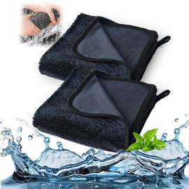 2PCS Bathroom Drying Cloth, Bathroom Cloths for Cleaning Shower Glass Bathroom Cloths for Showers, Bathroom Cloth Drying Cloth, Thickened Bathroom Bathroom Drying Cloth Cleaning Cloths (2/-Pack)