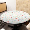 MAGICLULU Round Tablecloth Vinyl Cover for Dining Picnic Tables Scratch-Resistant