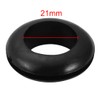 Sourcingmap 5pcs Wire Protective Grommets Black Rubber 21mm Double Sided