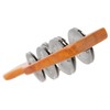 XDrum TS-1 Tambourine Stick - Wooden Jingles - 6 Pairs