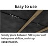 Felt Lap Vents (Pack of 12) Loft Vents for Condensation