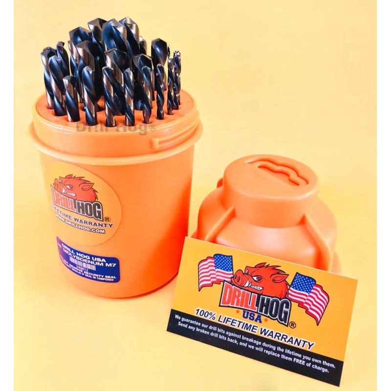 Drill Hog 29 Pc Left Hand Drill Bits Left Handed