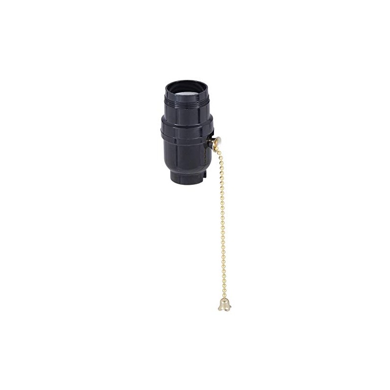 B&P Lamp® E26 Medium Base Phenolic Pull-Chain Socket with UNO