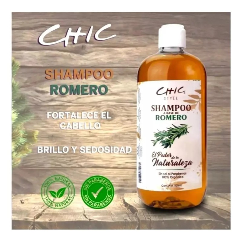 Shampoo De Romero Reparador Anticaída Crecimiento