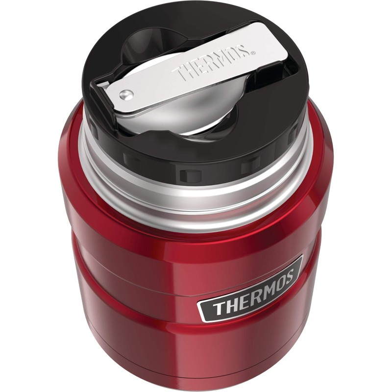 Thermos Stainless King Vacuum Insulated Food Jar, 470ml, Red, SK3000RAUS