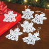 HOLIDAY PEAK Crocheted Angel Ornaments, Set of 6