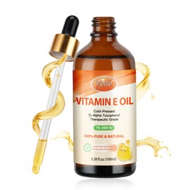 Pjordo Vitamin E Oil - 100% Pure & Natural, 70,000 IU Cold-Pressed Organic Vitamin E Oil for Skin, Face, Hair, Nails & Scars, D-Alpha Tocopherol Rich, Deep Moisturizing and Firming Skin