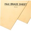 VILLFUL 2pcs Brass Plate Set for DIY Crafts Models Electrical