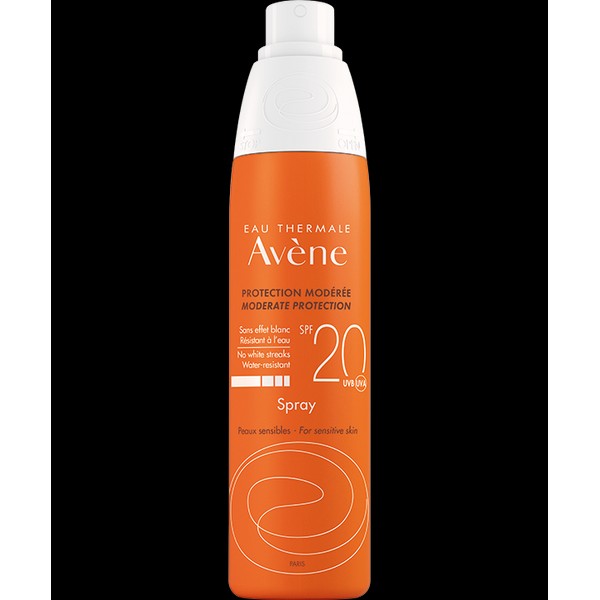 Avene Sunscreen Spay Moderate Protection SP20, 200ml