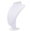 AllBright Necklace Stand Torso Necklace Pendant Display Shop Display (White)