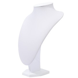 AllBright Necklace Stand Torso Necklace Pendant Display Shop Display (White)