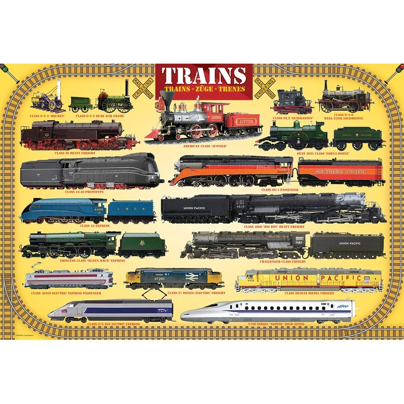 Trains 100 Piece Jigsaw Puzzle
