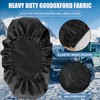 Winch Cover, New Upgrade Heavy Duty 600D Oxford Fabric Winch