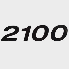 Crestliner Boat Model Decal Sticker 2340054 | 2100 Raptor Black