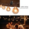 Elrswy 50 pcs,Lighting Hanger Clips for Christmas Lights,Screw-in Clips for