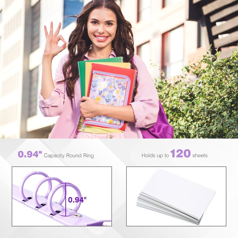 Ospelelf Sticker Organizer Binder Stickers Storage Book, Includes Transparent Pockets,