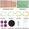 13 Pairs of Interchangeable Knitting Needle Set,4-Inch Circular Needles Sizes