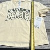 Lululemon Relaxed-Fit Cotton Jersey T-Shirt GraphicButter Cream size 4 nwt