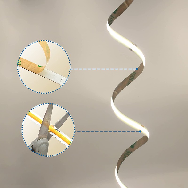 TTWAY COB LED Strip 3 m, 4000 K Natural White