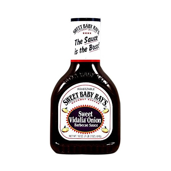 Sweet Baby Rays Barbecue Sauce, Vidalia Onion, 18-Ounce (Pack of 6)