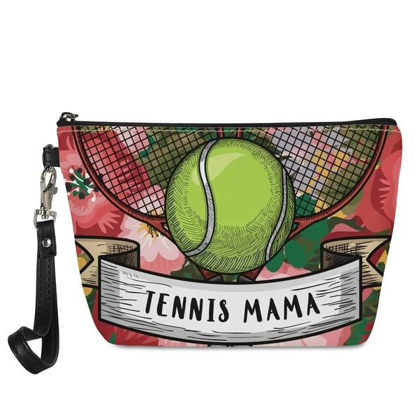 spArt Ladies Tennis Mum Waterproof Cosmetic Bag Clutch Cosmetic Bag