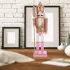Garneck Pink Nutcracker- Pair of Christmas Nutcracker Ornament, Gorgeous Nutcracker
