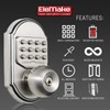 MegaFlint Keyless Entry Keypad Deadbolt Door Lock 304 Stainless Steel