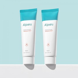APIEU Madecassoside Tetrazom Cica Cream Cooling Soothing 120ml 2pcs / 어퓨 마데카소사이드 테트라좀 시카 크림 쿨링 진정 120ml 2개