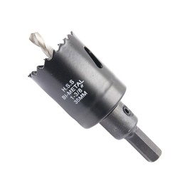 Hole Saw 35 mm Laiwei Bi-Metal Round Hole Cutter HSS Circular Saw Head, 1.8 mm Thick, Cutting Depth up to 38 mm, Suitable for Wood, Plastic, Plasterboard and Metal Pipes