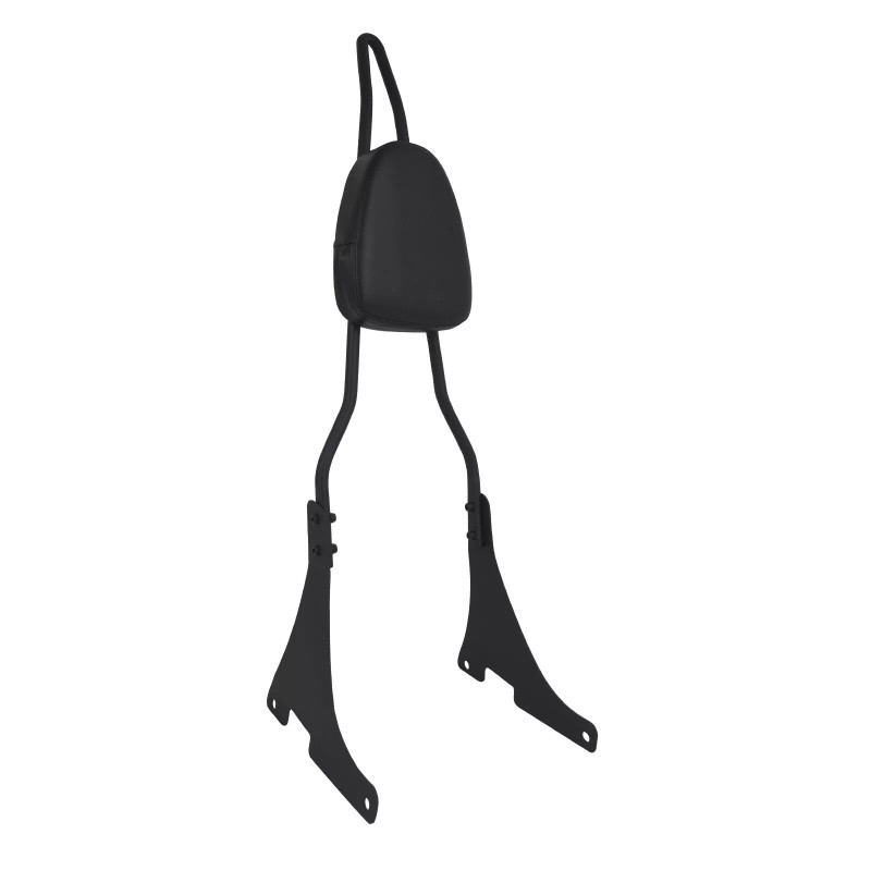HCMOTORKU Black Passenger Backrest Sissy Bar For Harley Dyna Super