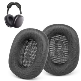 Raheem Ersatz Ohrpolster Kompatibel mit AirPods Max Over-Ear-Kopfhörer, Premium Ersatzpolster mit strapazierfähigem Netzstoff und weicherem Schaumstoff, AirPods Max Zubehör